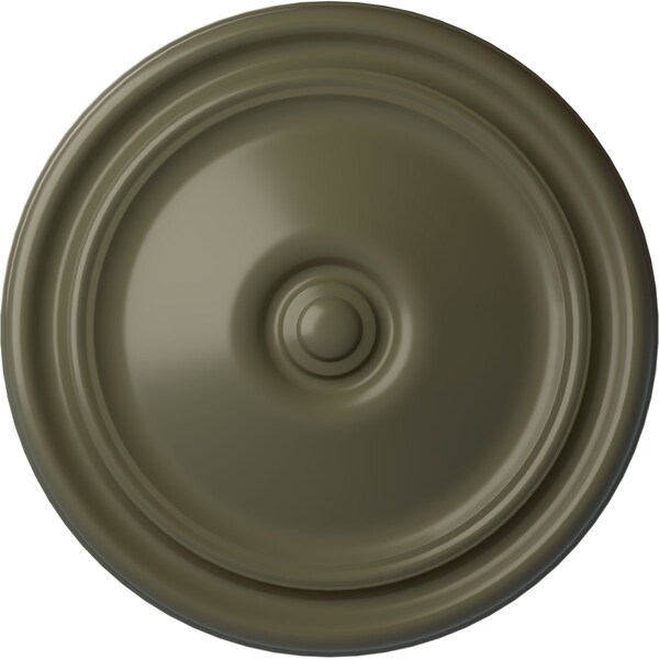 Ekena Millwork Reece Ceiling Medallion (Fits Canopies up to 2 3/8"), Hand-Painted Painted Turtle, 12"OD x 1 3/4"P CM12REPTF - main
